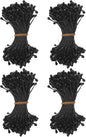 600-Pack Flower Stamens for Crafts, 5mm Double Heads Artificial Pearl Floral Pistil Mini Flower Pollens Stamens for DIY Making/Wedding/Scrapbook Decoration [Black]