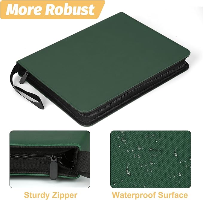 Trading Card Binder, Card Collection Binder Album Folder with 720 Side Loading Pockets, 9 Pocket Trading Card Album Folder for TGC,MTG, Baseball Cards, Yugioh