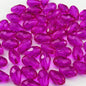 200pcs 3x5mm Teardrop Crystal Glass Beads for Jewelry Making, Faceted Vertical Hole Teardrop Glass Spacer Beads for Wind Chimes Bracelet Earring Necklace DIY Craft(Rose Red)