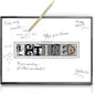 Framed Retirement Decorations Guest Book for Men 12"x16" Black Frame, Party Decor - including Gold Pen & Acrylic Glass - Happy Retirement Card Centerpieces, Retired Party Decor Gifts for Him