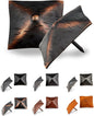 50 Pack 2" Square Head Iron Clavos Decorative Nails – Oil Rubbed Bronze – Handmade Rustic Square Fasteners for Farmhouse Shutters, Barn Doors, Shutters, and Gates – Ornamental Wood Accent