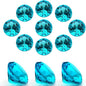 100Pcs Clear Acrylic Diamonds 25mm Wedding Table Scatters Gemstones Confetti for Vase Fillers,Floral Decor,Bridal Shower Decorations,Home Centerpieces,Candle Display (Sky Blue)