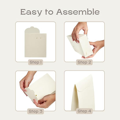 Boxes Craftory Pack of 20 Party Favor Boxes (3.54 x 1.77 x 5.11 inch) - Ideal for Wedding, Baby Shower and Bridal Shower - White