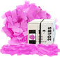 Ultimate Confetti, Pink Biodegradable Confetti - Rectangular Fluttering Tissue Paper Confetti for Cannon and Launcher use – Best for Gender Reveal, Parties, Concerts and Weddings - 20 lb, 320 oz
