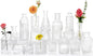 Glass Bud Vases -Set of 20 for Flowers, Small Clear Bud Vases in Bulk for Centerpieces Home Decor, Mini Glass Assorted for Rustic Wedding Floral Arrangements Home Table Decorations