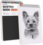 Professional Drawing Supplies for Sketch, Charcoal, Colored, Graphite, Pastel Pencils & Sticks. Soucolor 2-Pack 9" x 12" Sketch Book, 200 Sheets Spiral Bound 68lb/100gsm Paper for Kids Adults Artists