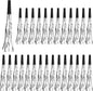 200 Pcs Party Blowers Noise Makers Party Horns Blowout Clappers Noisemakers for Halloween Christmas Birthday Sporting Party New Year's Eve Party Supplies 2025(Black Silver)