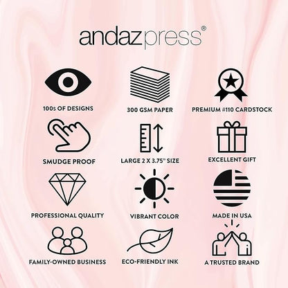 Andaz Press 40-Pack Personalized Quinceañera Favor Tags with String, Pink Roses Custom Classic Thank You Gift Tags for Quince Años XV 15th Birthday Favor Gifts, Quinceanera Decorations
