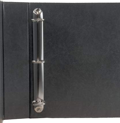 Ursae Minoris Manor Library Deluxe 3 Q-Ring Standard Format Binder for Up to 900 Sports / Trading Cards - Dark Gray