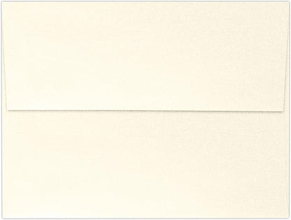 LUXPaper A7 Invitation Envelopes | Peel & Press | 5 1/4" x 7 1/4" | Champagne Metallic | 80lb. Text | 250 Qty