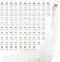 No Mess Streamers 100pack, White Confetti Poppers,Hand Throw Party Poppers No Mess for Birthday, Graduation, Wedding Send Off, Engagement Party Favors（White 100Pack）