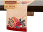 Maison d' Hermine Table Runner 100% Cotton Double Layer Table Runners 108 inches Long for Thanksgiving Christmas Decorations Home Kitchen Dining Party Wedding (Kalahari, 14.5" x 108")