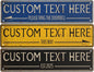 Custom Signs Outdoor Metal Personalized Street Signs with Your Text Name Logo Photo for Business Home Street Bar Outdoor Indoor Wall Decor Fade Resistant Plaque