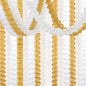 White Ivory-Gold Party-Decorations Streamers Garland - 12pcs 4-Leaf Clover Paper Streamer Wedding Bridal Baby Shower Bachelorette Engagement Banners Neutral Champagne Birthday Christmas Decor Ouruola
