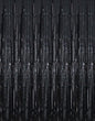 GOER 6.4 ft x 9.8 ft Metallic Tinsel Foil Fringe Curtains,Pack of 2 Party Streamer Backdrop for Birthday,Graduation Decorations and New Year Eve (Black)
