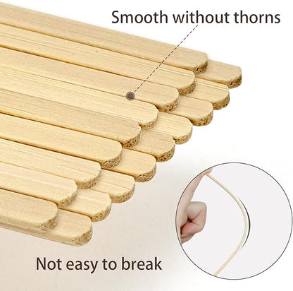 100Pcs Bamboo Coffee Stirrers Individually Wrapped – Coffee Stir Sticks 5.5 Inch, Stir Sticks For Coffee Bar, Disposable Stir Sticks for Coffee and Cocktail