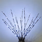 MENCH Branch Lights,3 Pcs Twig Light USB&Battery Powered 8 Flashing Modes by Remote Control.Branch Lights for Indoor, Light Up Decorations for Halloween Day and Christmas,Pure White