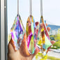 3 Pack 5'' Large Crystal Prisms Suncatchers for Windows,120mm AB Colors Hanging Sun Catchers with Glass Prisms, Rainbow Prisms Maker Suncatcher Pendant for Home Garden Decor