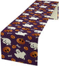 Halloween Table Runner,Ghost Pumpkin Halloween Table Runner for Kitchen Dining Table Decoration Home Party Decor 13x36 Inch