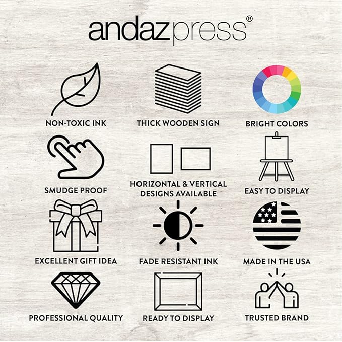 Andaz Press Large Wooden Welcome Sign for Wedding, Rustic Welcome Sign, 16" x 20" Custom Names & Date, Woodland Wedding Signage, English Oak MDF Wood Finish Wedding Reception Indoor Outdoor Signs