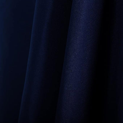 Ascoza 2pack 90x156 Inch Navy Rectangular Tablecloth 8 Feet Table Cloth in Polyester Fabric for Wedding/Banquet/Restaurant/Parties