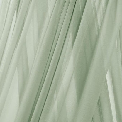MLMC Sage Green Wedding Arch Draping Fabric 1 Panel 29" x 20 FT Extra Long Gauze Drapes Sheer Backdrop Curtains 6.6 Yards Outdoor Drapery Panels for Wedding Ceremony Party Ceiling Decoration