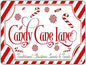Christmas Candy Cane Lane Metal Tin Sign Traditional Christmas Sweets and Treats Winter Sign for Home Living Room Outdoor or Indoor Wall Decor Gift Christmas Candy Cane Lollipop 12x16Inch