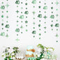 Sage Green 40th Birthday Decorations Number 40 Circle Dot Twinkle Star Garland Metallic Streamer Banner Backdrop for Women Mens Cheers to 40 Years Old Birthday Happy 40th Anniversary Party Supplies