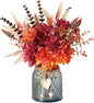 Fake Fall Flowers in Vase,Faux Flowers in Vase,Fall Floral Arrangement,Fall Centerpieces for Tables,Artificial Flowers,Kitchen Decor,Coffee Table Decor