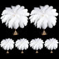 80 Pcs Large Natural Ostrich Feathers Plumes 14-16 Inch Bulk for DIY Crafts Wedding Party Centerpiece Vase