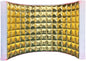 SAYOK Inflatable Photo Booth Wall (Gold, 119' 'x 59''x 91'') Selfie Booth Backdrop, Photo Booth Enclosure Inflatable Photo Shoot Background Golden Wall for Wedding Party Exhibition Event