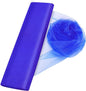 Crystal Organza Tulle Sheer Fabric Backdrop Curtains for Wedding Baby Shower Birthday Party Event Decor, 19” by 30 Yard (Royal Blue)