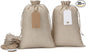 Burlap Bags with Drawstring - 20Pcs 8x12 Gift Sacks for Wrapping Halloween Favors, Breads, Seeds, Mason Jars, For Birthday, Wedding, Rodeo Themed Party or Household Use