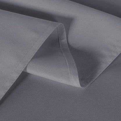 sancua 2 Pack Light Grey Tablecloth 60 x 84 Inch, Rectangle 4 Feet Table Cloth - Stain and Wrinkle Resistant Washable Polyester Table Cover for Dining Tables, Buffet Parties and Camping