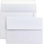 PONATIA 50 PCS 5x7 Envelopes, Self- Adhesive White A7 Envelopes for Weddings, Invitation Cards, Photos, Postcards, Greeting Cards Mailing, Baby Shower, Graduation, Christmas Gift Cards