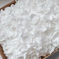 300 PCS Real White Rose Petals for Wedding, 2.82oz Fresh Rose Petals for Flower Girl to Throw, Flower Petal for Romantic Night Table Shower Party Decor