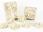HUIHUANG Gift Wrapping Bows Gift Wrap Accessory Ivory Curly Ribbon Bow 5 inch x 8 Counts Stick On Bows for Presents, Paper Bag, Party Favors, Bridal Shower Wedding Decoration