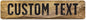Custom Sign, Custom Street Sign, 11 Font Colors, 13 Font Styles, 4 Hole Options, 22 Sizes, 4x18 Inches, Rust Free DiBound, Fade Resistant, Made in USA by My Sign Center (Stone)