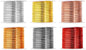 Mandala Crafts 13 Gauge Anodized Aluminum Craft Wire for Jewelry Making - 300 FT Colored Flexible Silver Copper Light Gold Gray Gold Red Wire - Bendable for Bonsai Armature Crafting Sculpting