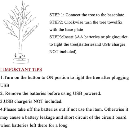 LITBLOOM Lighted Tabletop Olive Tree 18IN 50 LED Fairy Lights with Timer Battery Operated or USB Plug in Bonsai Tree for Wedding Christmas Spring Home Decoration