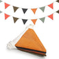 Oudain 15.5 ft Pennant Banner Flags, 2 Pcs Nursery Garland Triangle Bunting Flag Baby Banner for Nursery Decor Baby Birthday Boho Wedding Shower Party Event, Each 7.75 ft(Rustic Color)