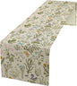 Wildflowers Floral Table Runner, Retro Flower Butterfly Seasonal Spring Summer Kitchen Dinning Table Runner for Indoor Outdoor Home Wedding Party Holiday, 13x60 Inch
