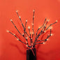 MENCH Branch Lights,3 Pcs Twig Light USB&Battery Powered 8 Flashing Modes by Remote Control.Branch Lights for Indoor, Light Up Decorations for Halloween Day and Christmas,Red