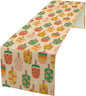Summer Popsicles Table Runner, Colorful Cute Ice Cream Childish Seasonal Dinner Runner for Party Holiday Home Kitchen Dining Table Decor 13"x90"