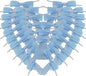 50pcs 3-1/2" Sky Blue Satin Ribbon Bows with Twist Ties Mini Ribbon Bows for Baby Shower Decoration Gift Packing&Wrapping Accessoried(Lt.Blue)