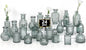 Mini Bud Vases As Wedding Centerpieces for Tables,Clear Bud Vases for Flowers,Small Flower Vases Suitable for Birthday Party,Anniversary,Wedding Reception,Baby Shower (Green, 24PCS)
