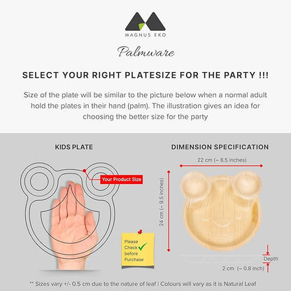 magnus Plates - 25,50,100,200 (Kids Party Plate (25 Plates))