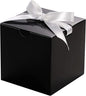 UnicoPak 50 Pack 4x4x4 Black Gift Boxes, Elegant Small Gift Boxes with Lids for Birthday Party Wedding Holiday Christmas, Gift Box for Ornaments Treats Candle Mug Crafting