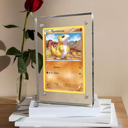 8x10 Inches Acrylic Picture Frames 3 Pack, Double Sided Magnetic Photo Frames,Free Standing on Desk or Table Clear Picture Frames