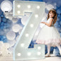 Marquee Letters 4 Feet Tall Large Light Up Letters Baby Shower Decorations Wedding Engagement Proposal White Party Decorations Marry Me Sign Big Cardboard Backdrop Z